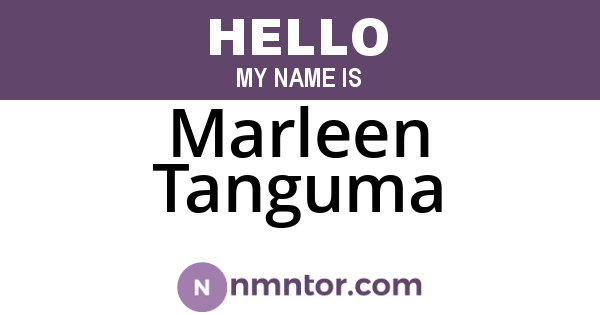 Marleen Tanguma