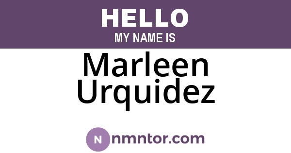 Marleen Urquidez