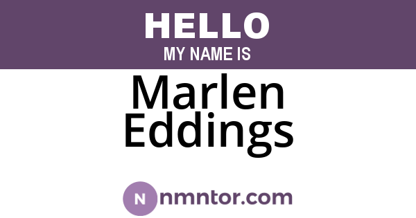 Marlen Eddings