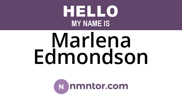 Marlena Edmondson