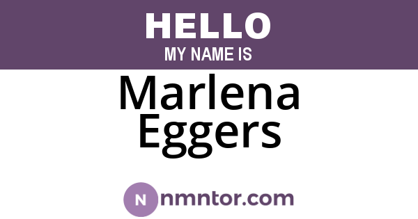 Marlena Eggers