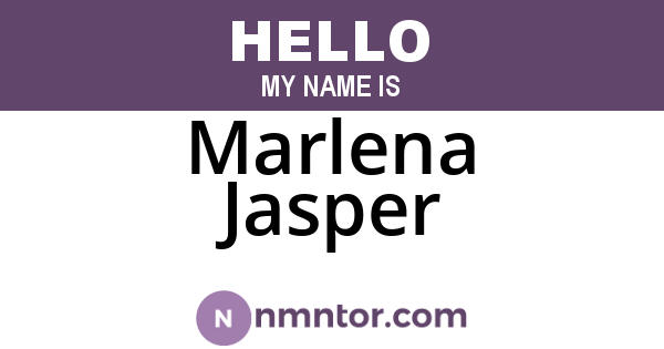 Marlena Jasper