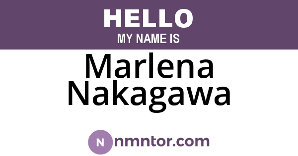 Marlena Nakagawa
