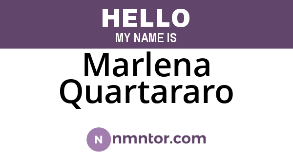 Marlena Quartararo