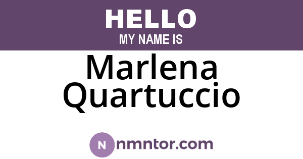 Marlena Quartuccio