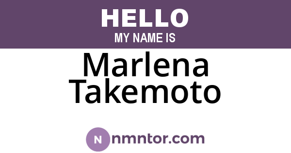 Marlena Takemoto