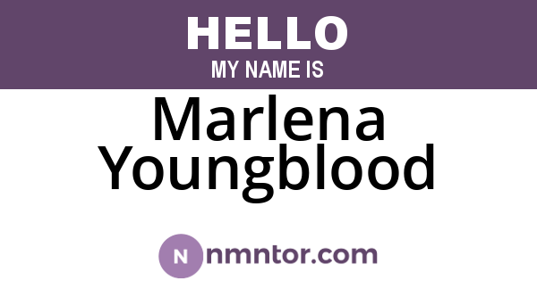 Marlena Youngblood