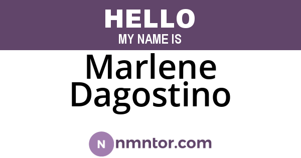 Marlene Dagostino