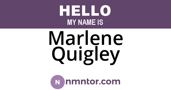 Marlene Quigley