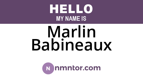 Marlin Babineaux