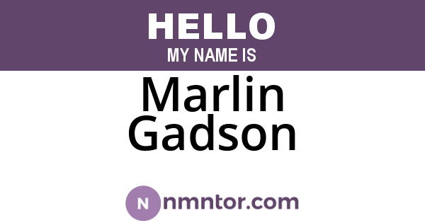 Marlin Gadson