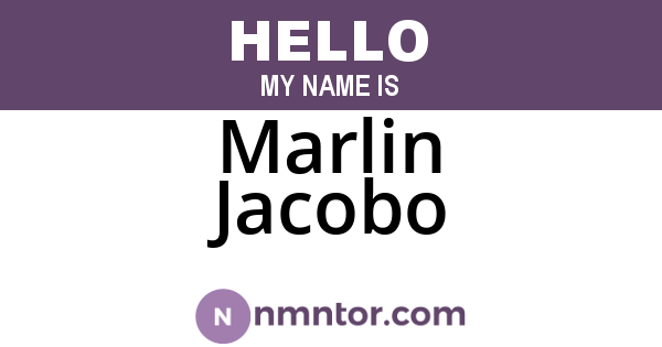 Marlin Jacobo