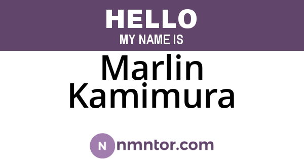 Marlin Kamimura