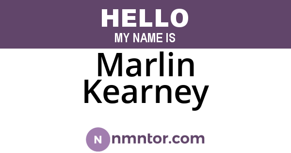 Marlin Kearney