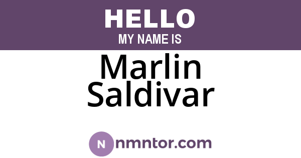 Marlin Saldivar