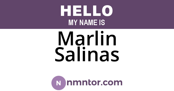 Marlin Salinas