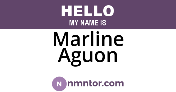 Marline Aguon
