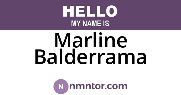 Marline Balderrama