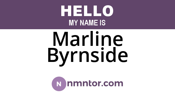 Marline Byrnside