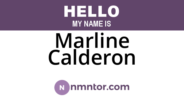Marline Calderon