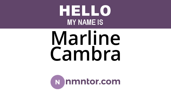 Marline Cambra