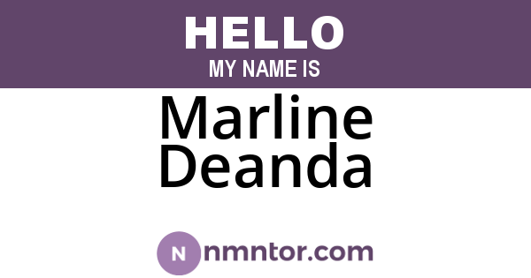 Marline Deanda