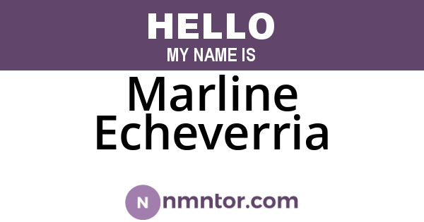Marline Echeverria