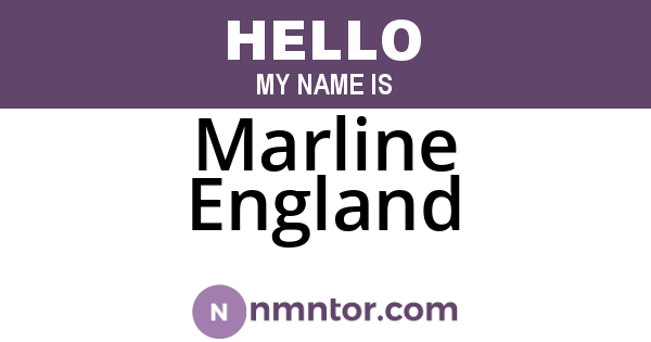 Marline England