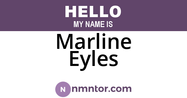 Marline Eyles