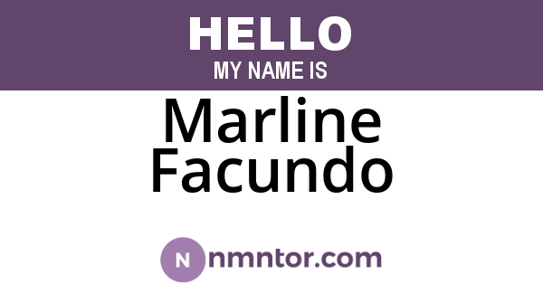 Marline Facundo