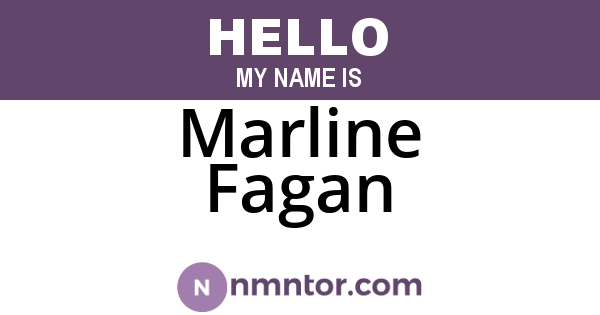 Marline Fagan