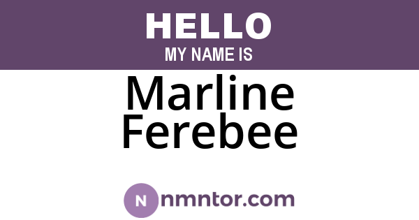 Marline Ferebee