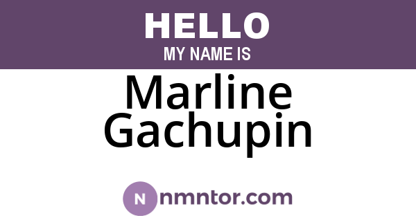 Marline Gachupin