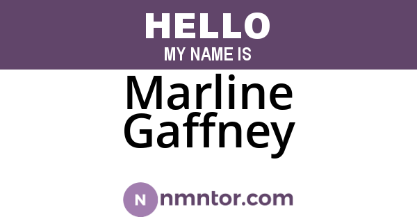 Marline Gaffney