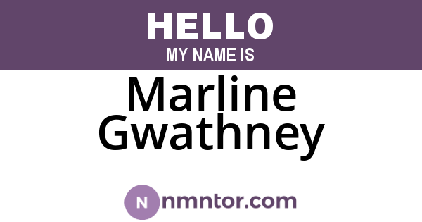 Marline Gwathney