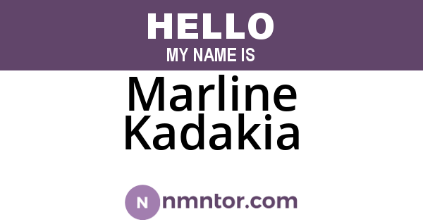 Marline Kadakia