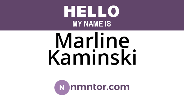 Marline Kaminski