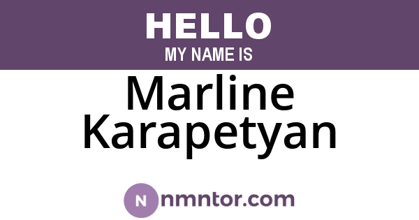 Marline Karapetyan