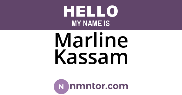 Marline Kassam