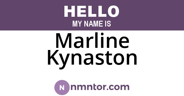 Marline Kynaston