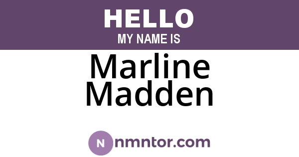 Marline Madden