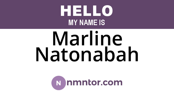 Marline Natonabah