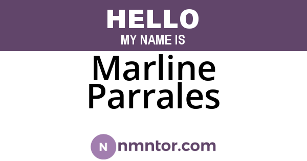Marline Parrales