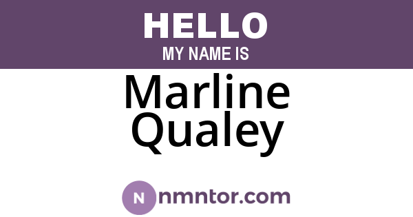 Marline Qualey