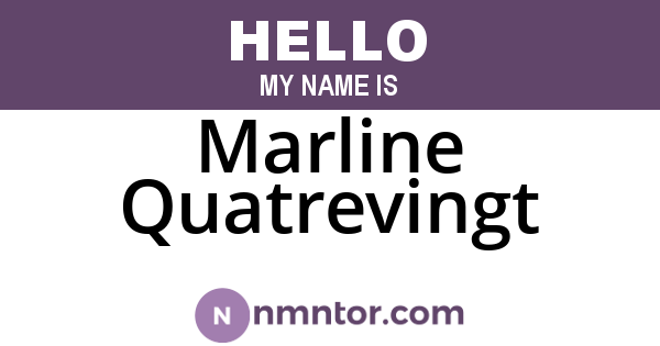 Marline Quatrevingt