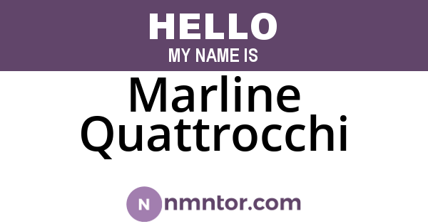 Marline Quattrocchi