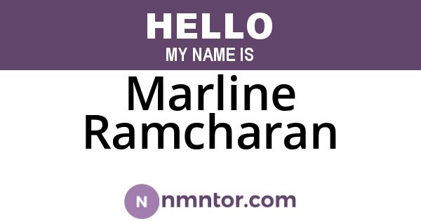 Marline Ramcharan