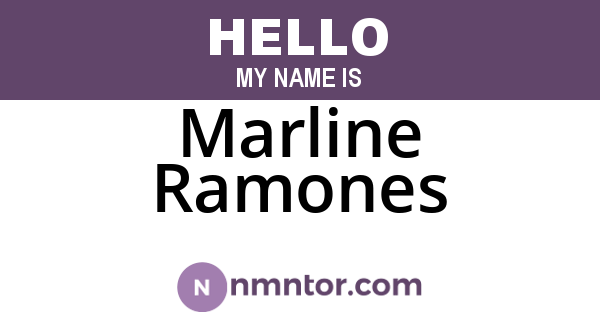 Marline Ramones