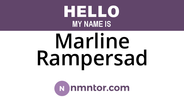 Marline Rampersad