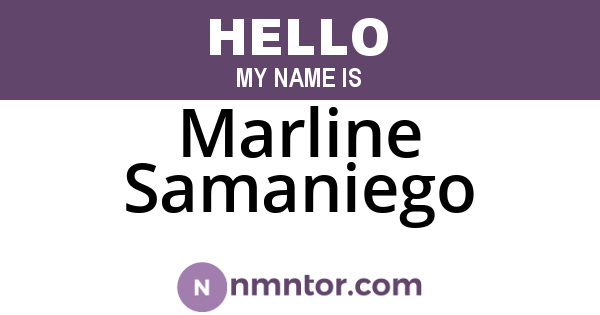 Marline Samaniego